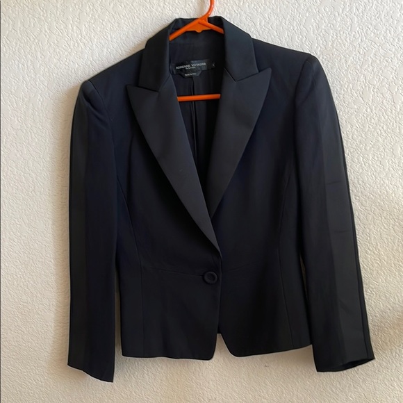 Adrienne Vittadini Black Tailored Blazer Suit Jacket - Picture 1 of 7